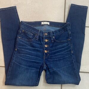 Madewell High Rise Dark Blue Jeans size 26